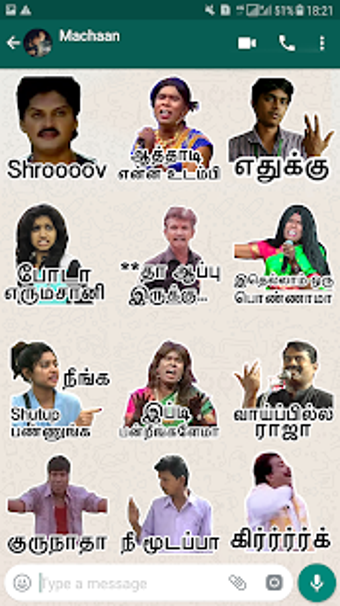 Imagen 0 para Tamilanda: Tamil stickers…