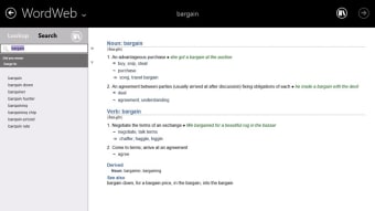 Image 0 for WordWeb for Windows 8