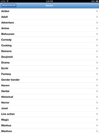 Image 1 for Manga Finder HD - The Ult…