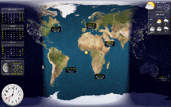 Image 0 for WorldClock Screen Saver