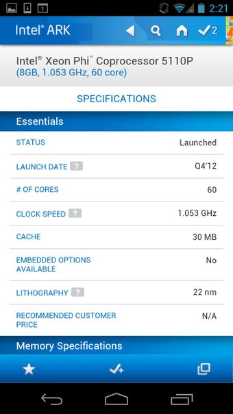 Image 3 for Intel ARK (Product Specs)