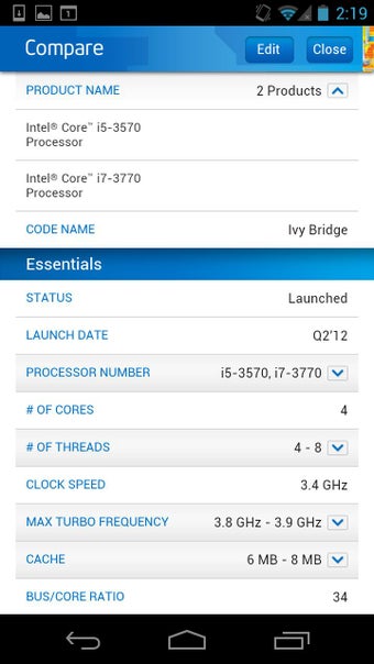 Image 0 for Intel ARK (Product Specs)
