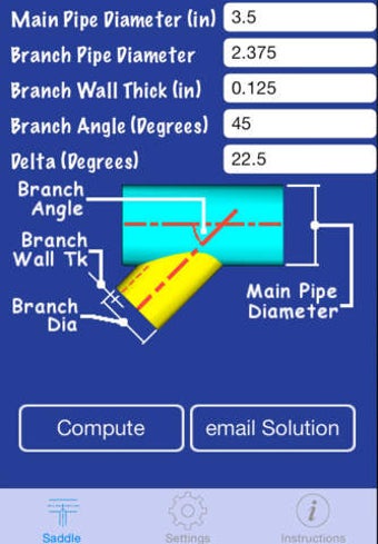 Image 0 for Pipe Saddle Layout Calcul…