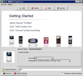 Image 0 for Free MPEG4 Converter Pro