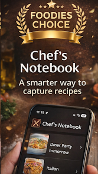 Imagen 0 para Chefs Notebook