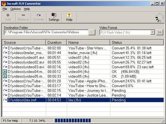 Image 0 for Jocsoft FLV Converter