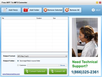 Imagen 0 para Free AIFF to MP3 Converte…