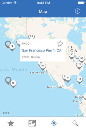 Image 0 for NOAA Buoys PRO Live Marin…