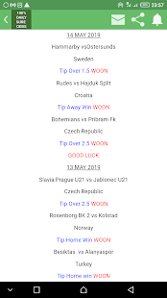 Image 3 for 100% DAILY SURE ODDS