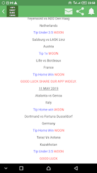 Image 2 for 100% DAILY SURE ODDS