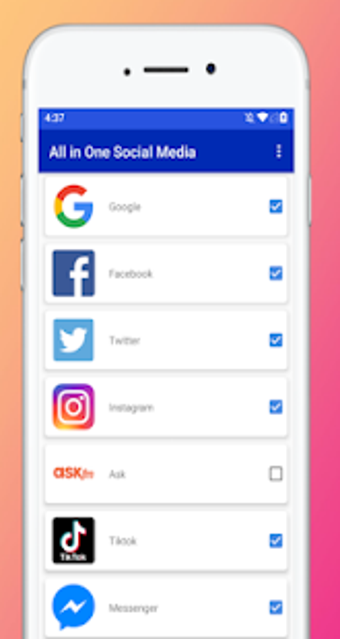 Imagen 0 para Social Media Apps All in …
