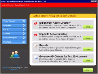 Image 0 for Active Directory Export I…