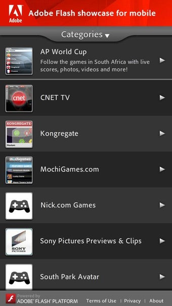 Imagen 0 para Adobe Flash Showcase