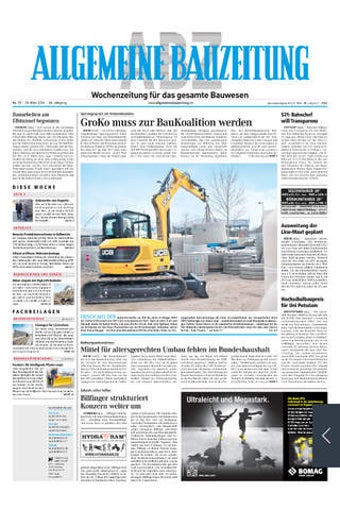 Image 0 for Allgemeine Bauzeitung ABZ…