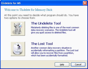 Imagen 0 para Undelete Memory Stick