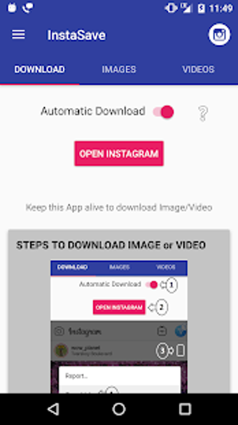 Image 1 for InstaSave to download Ins…