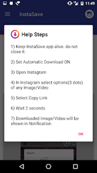Imagen 2 para InstaSave to download Ins…