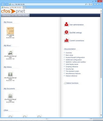 Image 0 for cFos Personal Net
