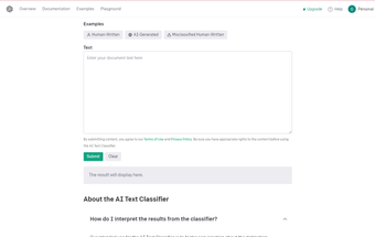 Image 0 for AI Text Classifier