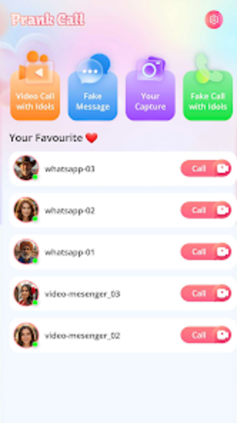 Image 0 for Prank App: Idol Video Cal…