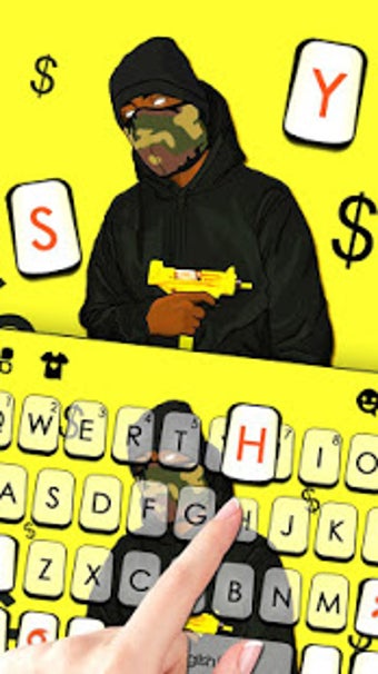 Image 2 for Swag Boy Keyboard Theme