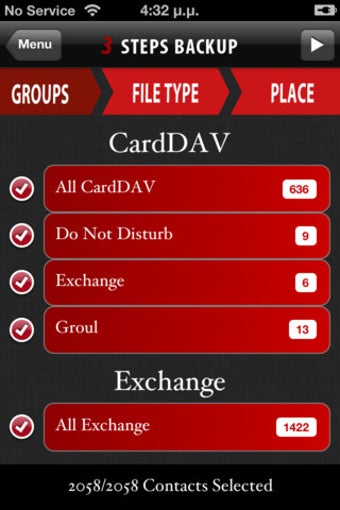 Image 3 for Fast Contacts Backup To D…