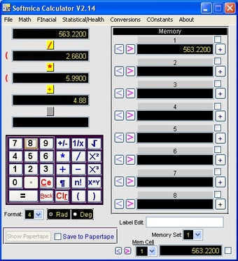 Image 0 for SoftmicaCalc