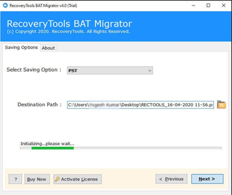 Imagen 0 para RecoveryTools Bat Mail Mi…