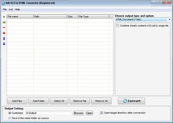 Imagen 0 para Ailt XLS to HTML Converte…