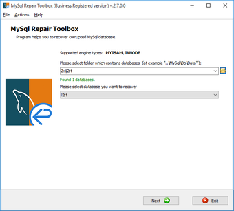 Image 0 for MySQL Repair Toolbox