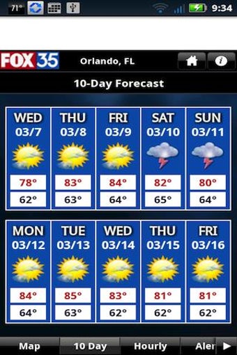 Image 0 for FOX35 Weather