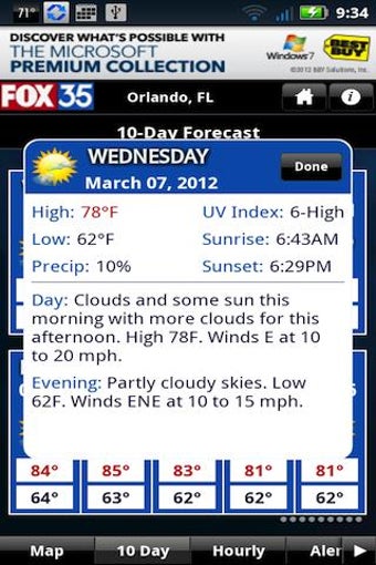 Image 1 for FOX35 Weather