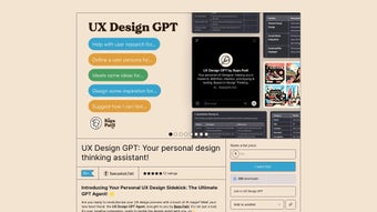 Imagen 0 para UX Design GPT