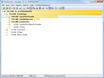 Image 0 for TreeSize Free Portable