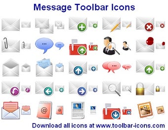 Image 0 for Message Toolbar Icons