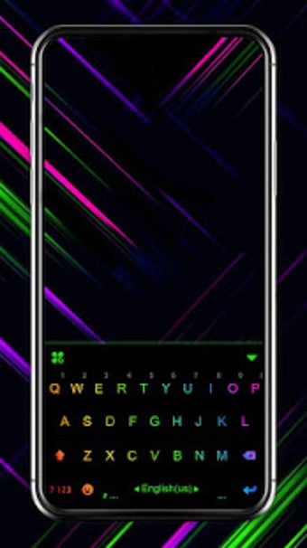 Imagen 3 para Led Neon Black Keyboard T…