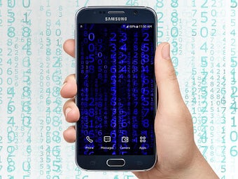 Image 0 for Digital Matrix Code Rain …
