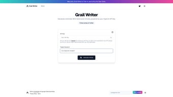 Image 0 for Grail Writer