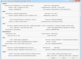 Image 0 for System Information Retrie…