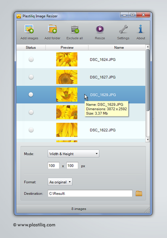 Imagen 0 para Plastiliq Image Resizer