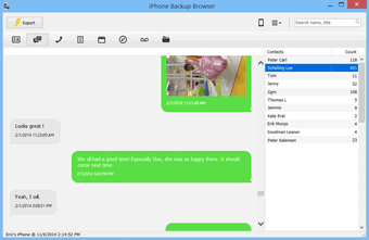 Imagen 1 para iPhone Backup Browser