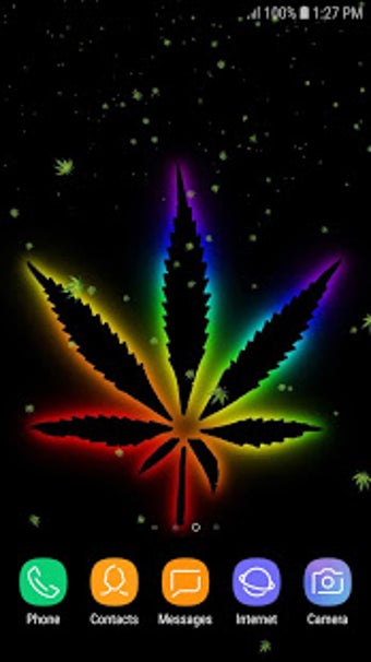 Imagen 2 para Falling Weed Live Wallpap…