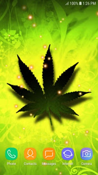 Imagen 1 para Falling Weed Live Wallpap…