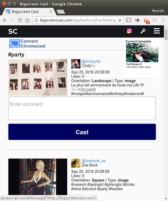 Imagen 3 para Bigscreen Instagram Chrom…
