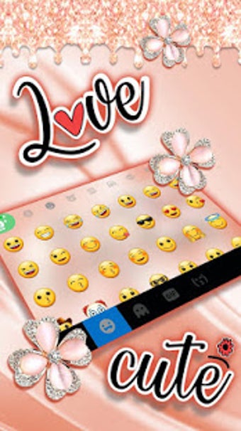 Imagen 3 para Coral Luxury Clover Keybo…