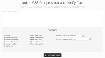 Image 0 for CSS Compressor and Minifi…