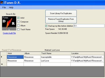Imagen 0 para iTunes Duplicate Remover …