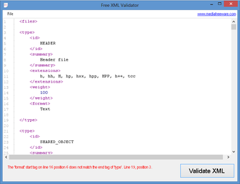 Imagen 0 para Free XML Validator
