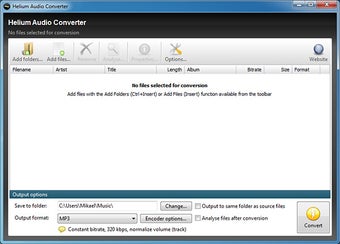 Imagen 0 para Helium Audio Converter