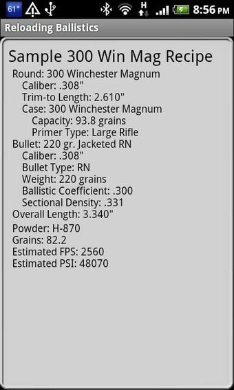 Imagen 1 para 300 Win Magnum Ballistics
